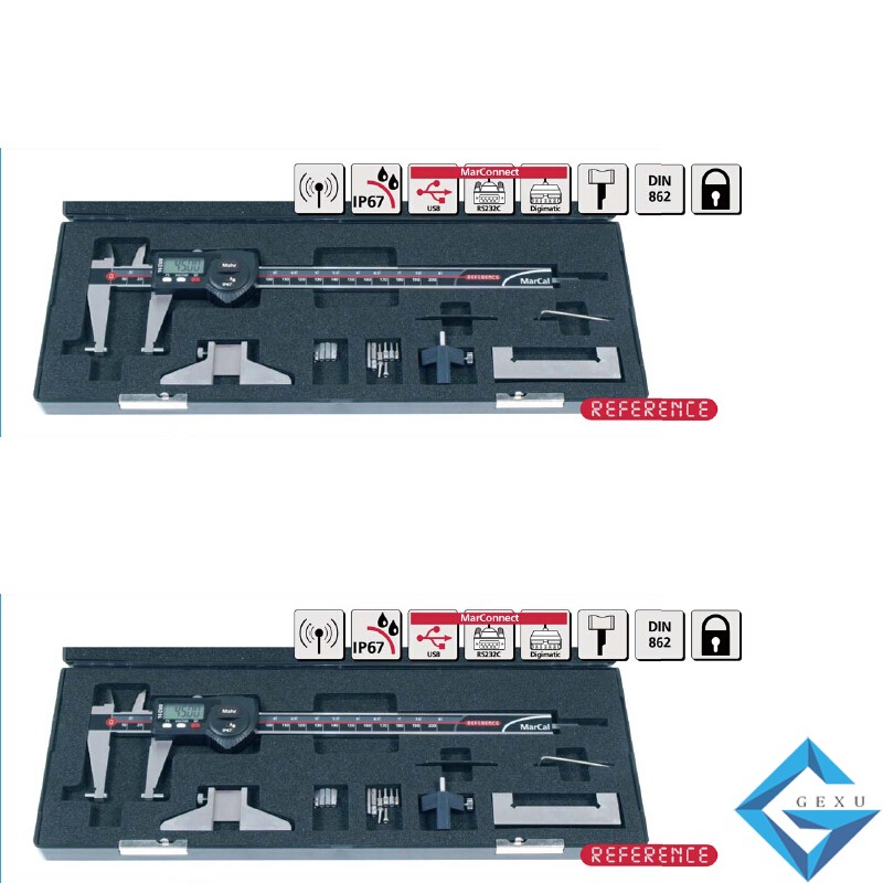 MarCal 16EWV通用0-200mm數顯游標卡尺套裝4118807 4118808